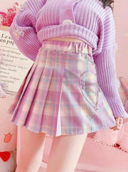Sweet Like Candy Plaid Skirt DDLGWorld