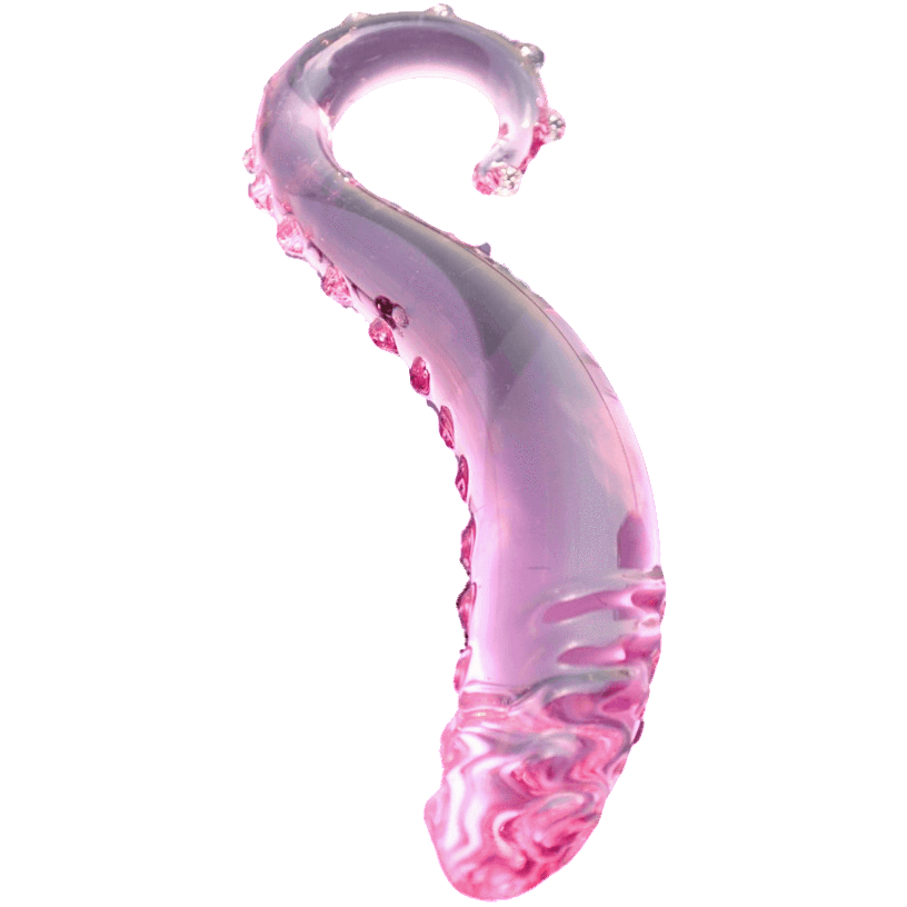 Tentacle Glass Wand / Dildo DDLGWorld glass dildo