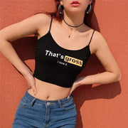 "That's Gross I Love It" Crop Top DDLGWorld tank top