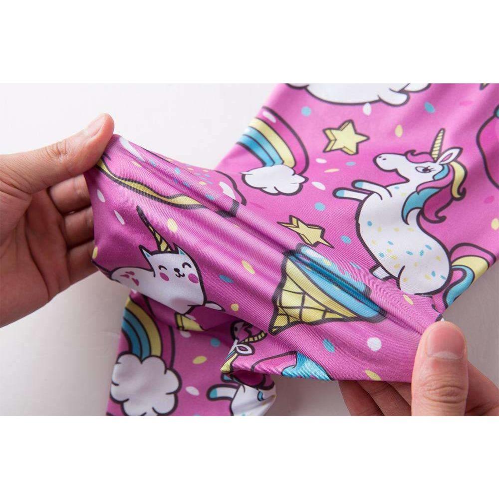 Unicorn Pastel Pink Leggings DDLGWorld leggings