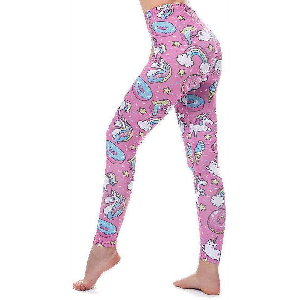 Unicorn Pastel Pink Leggings DDLGWorld leggings