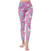 Unicorn Pastel Pink Leggings DDLGWorld leggings