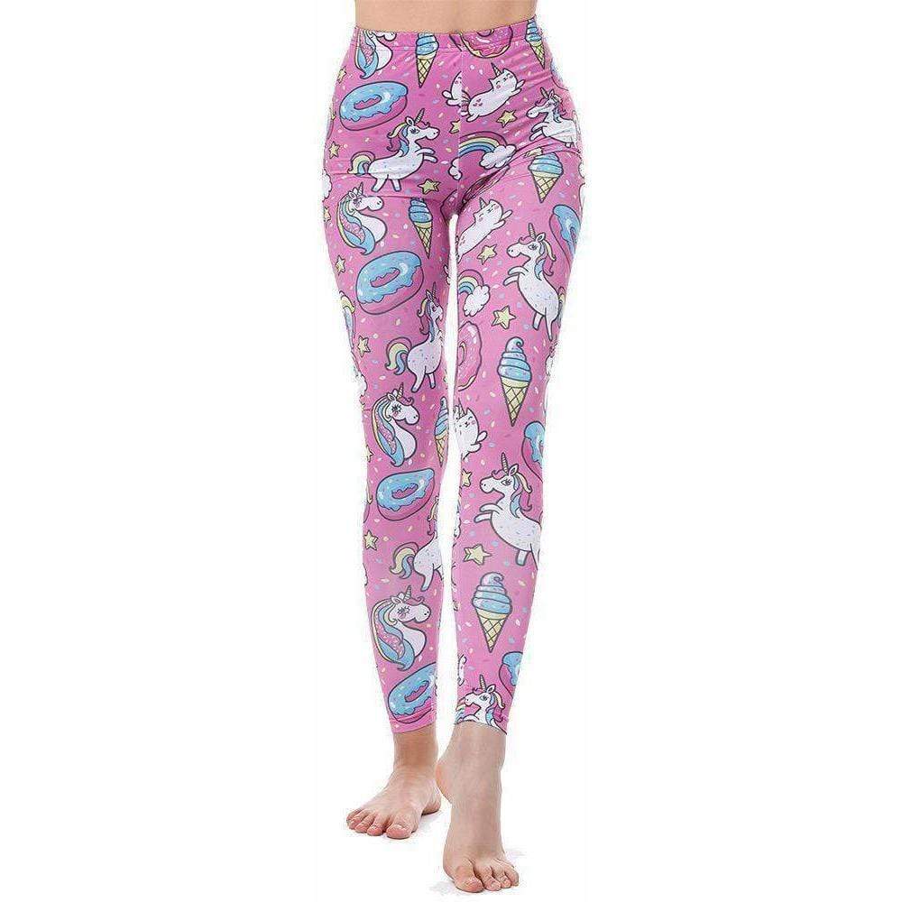 Unicorn Pastel Pink Leggings DDLGWorld leggings