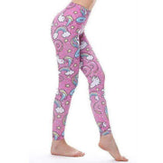 Unicorn Pastel Pink Leggings DDLGWorld leggings