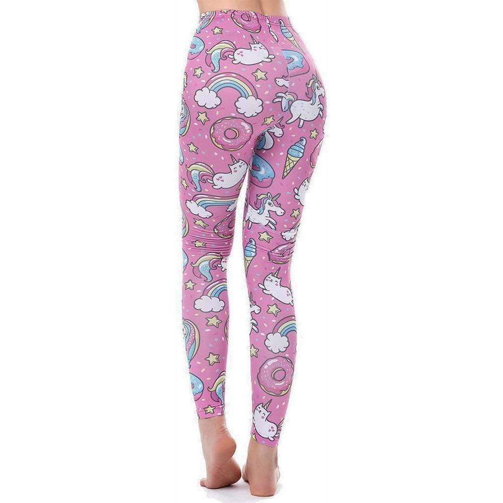 Unicorn Pastel Pink Leggings DDLGWorld leggings