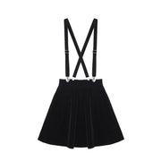 Velvet Suspender Skater Skirt DDLGWorld Skater Skirt