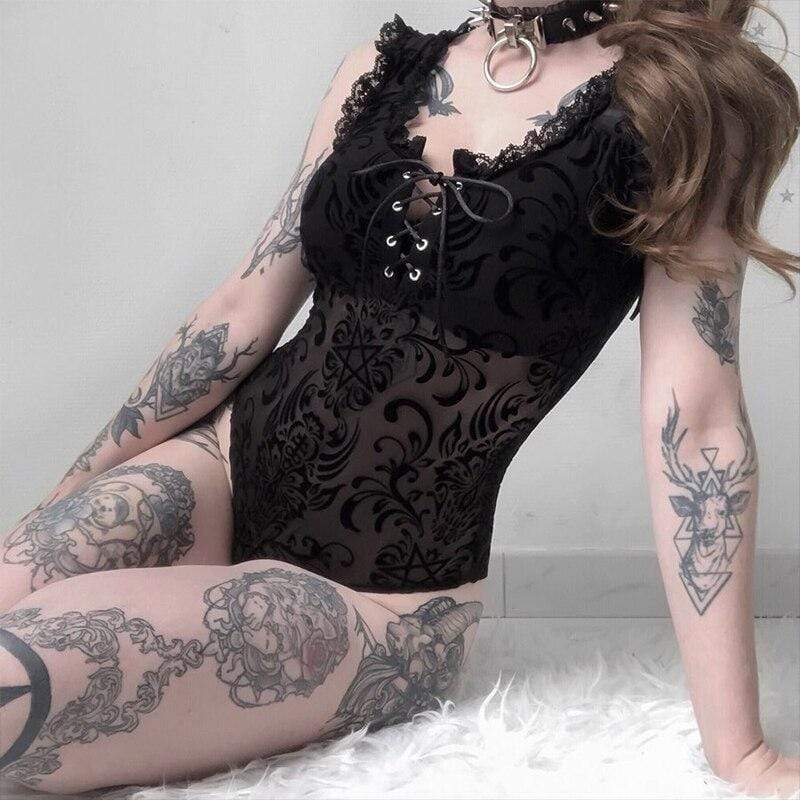 Wicked Girl Bodysuit DDLGWorld bodysuit