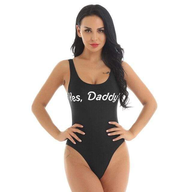 Yes Daddy One Piece Swimsuit DDLGWorld Swimwear