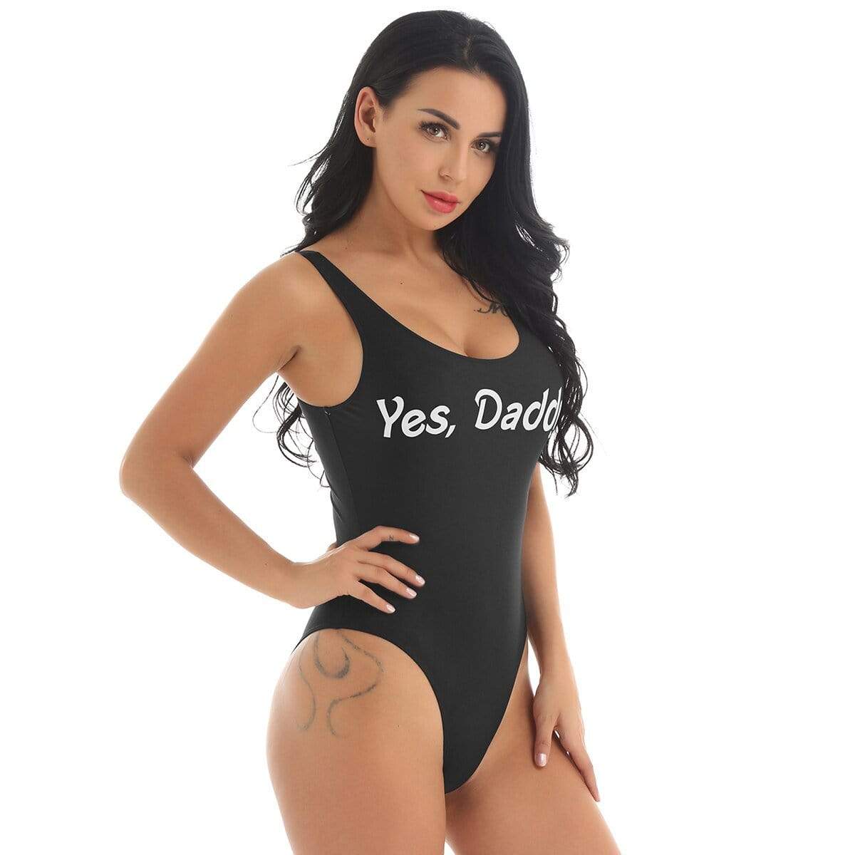 Yes Daddy One Piece Swimsuit DDLGWorld Swimwear